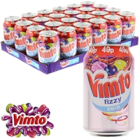 HomeBargains  Vimto: Fizzy Zero (24 x 330ml Cans)