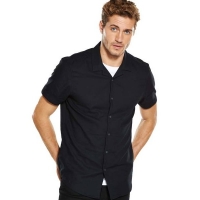 BargainCrazy  V by Very Short Sleeved Cuban Collar Shirt