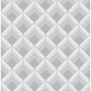 Graham & Brown Boutique Wallpaper Trifina Geo Silver £15.00