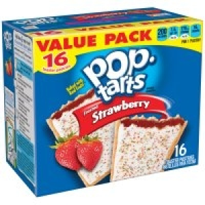 Kelloggs Pop-Tarts Breakfast Toaster Pastries, Frosted Stra