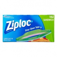 Walmart  Ziploc Sandwich Bags, 152 count