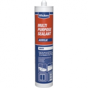 Wickes Multi-Purpose Acrylic Sealant - White 310ml £3.29