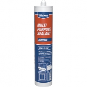 Wickes Multi-Purpose Acrylic Sealant - Clear 310ml £3.99