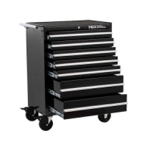 Hilka Professional 7 Drawer Rollaway Tool Cabinet - Black £299.99