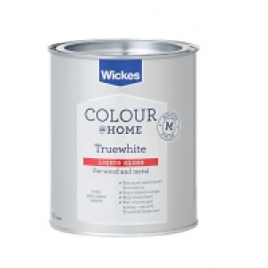Wickes Truewhite Liquid Gloss Paint - Pure Brilliant White 7 &pound;12.99