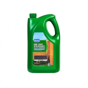 Wickes One Coat Sprayable Garden Timbercare - Light Brown 5L &pound;7.00