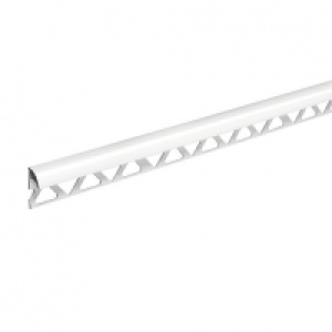 Homelux 10mm PVC Quadrant White Tile Trim &pound;5.99