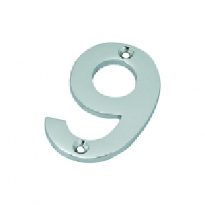 Wickes Door Number 9 - Chrome £3.25