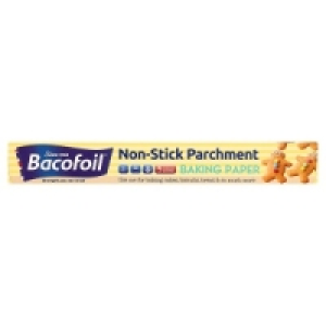 Bacofoil Non-Stick Baking Parchment Baking Paper 5 Metres Lo