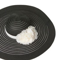 Debenhams  Dorothy Perkins - Black occasion floral floppy hat
