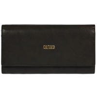 Debenhams  Cultured London - Black Taylor fine leather RFID purse