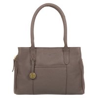 Debenhams  Pure Luxuries London - Grey Cheadle leather handbag