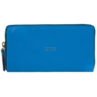 Debenhams  Cultured London - Blue Ariana soft leather RFID purse