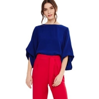 Debenhams  Phase Eight - Blue abigail zip blouse