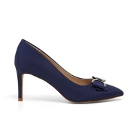 Debenhams  Phase Eight - Blue amelia bow front court shoes