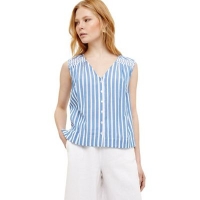Debenhams  Phase Eight - Blue philomena stripe blouse