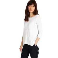 Debenhams  Phase Eight - White alecia textured knitted jumper