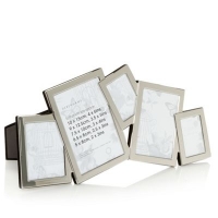 Debenhams  Home Collection - Silver irregular shapes multi frame