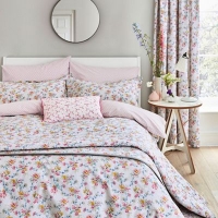 Debenhams  V & A - Multicoloured cotton Honeysuckle Trail bedding set