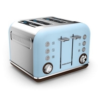 Debenhams  Morphy Richards - Azure Accents Retro 4 slice toaster 2421