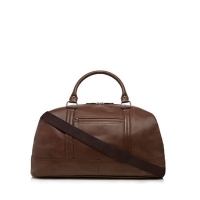 Debenhams  The Eighth - Tan leather Spencer holdall bag