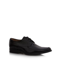 Debenhams  Jeff Banks - Black leather Pochard Derby shoes