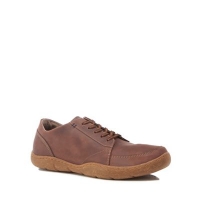 Debenhams  Hush Puppies - Brown leather Furman Sway lace up shoes