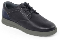 Debenhams  Padders - Black Combi Regain tie shoe