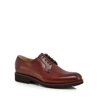 Debenhams  Steptronic - Dark red leather Ilford Derby shoes