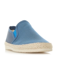 Debenhams  Dune - Blue Fincho mesh woven espadrilles shoes