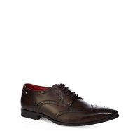 Debenhams  Base London - Brown leather Crown Derby shoes