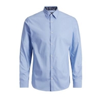 Debenhams  Jack & Jones - Light blue Russel long sleeve shirt
