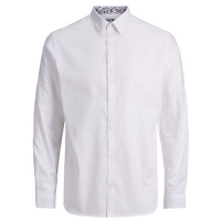 Debenhams  Jack & Jones - White Russel long sleeve shirt