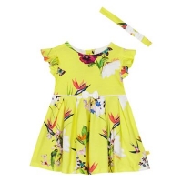 Debenhams  Baker by Ted Baker - Baby girls yellow floral print jersey 