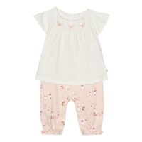 Debenhams  Baker by Ted Baker - Baby girls off-white and pink bunny pr
