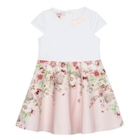 Debenhams  Baker by Ted Baker - Girls white and pink floral print dres