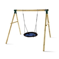 Debenhams  Plum - Spider monkey II wooden swing set