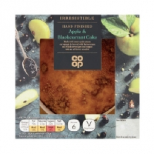 Co-op Irresistible Apple & Blackcurrant Cake