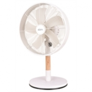 12 Inch White Retro Fan