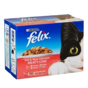 Felix Cat Food - Meaty Loaf 12 x 100g &pound;2.79