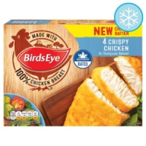 Birds Eye 4 Crispy Chicken 340G £2.75