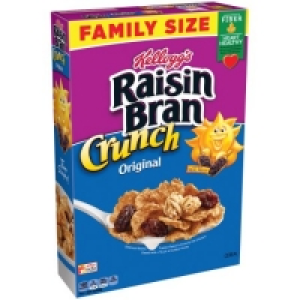 Kelloggs Raisin Bran Crunch Breakfast Cereal, 24.8 Oz