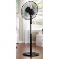 Walmart  Mainstays 16 Inch 3-Speed Oscillating Pedestal Fan, Black, FS40-