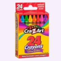 Walmart  Cra-Z-Art School Quality Crayons, Smoother and Brighter - 24