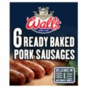 Ready Baked Pork Sausages £1.50