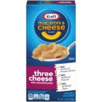 Walmart  Kraft Three Cheese Macaroni & Cheese Dinner 7.25 oz. Box
