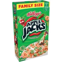 Walmart  Kelloggs Apple Jacks Breakfast Cereal, Apples & Cinnamon, 1