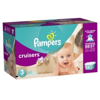 Walmart  Pampers Cruisers Diapers, Size 3, 92 Diapers