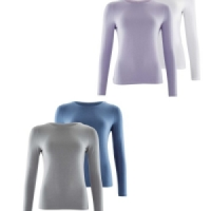 Ladies Long Sleeve T-Shirt 2 Pack £4.99