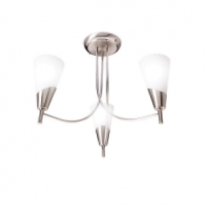 Wickes Capella Pendant Ceiling Light - 3 x 60W &pound;29.99